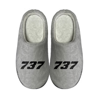 Thumbnail for 737 Flat Text Designed Cotton Slippers