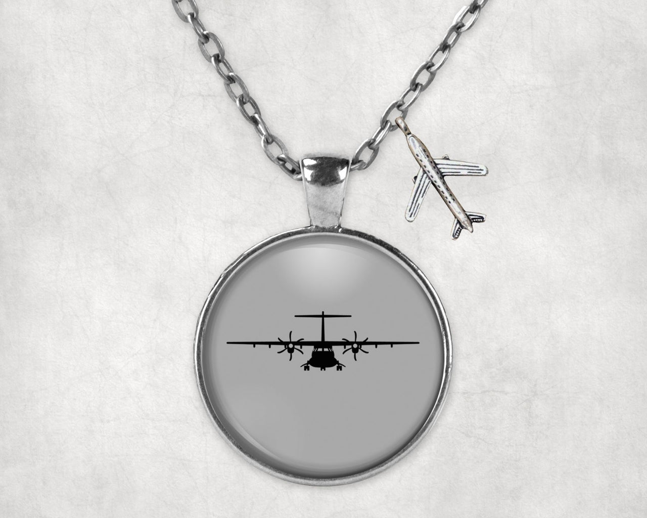 ATR-72 Silhouette Designed Necklaces