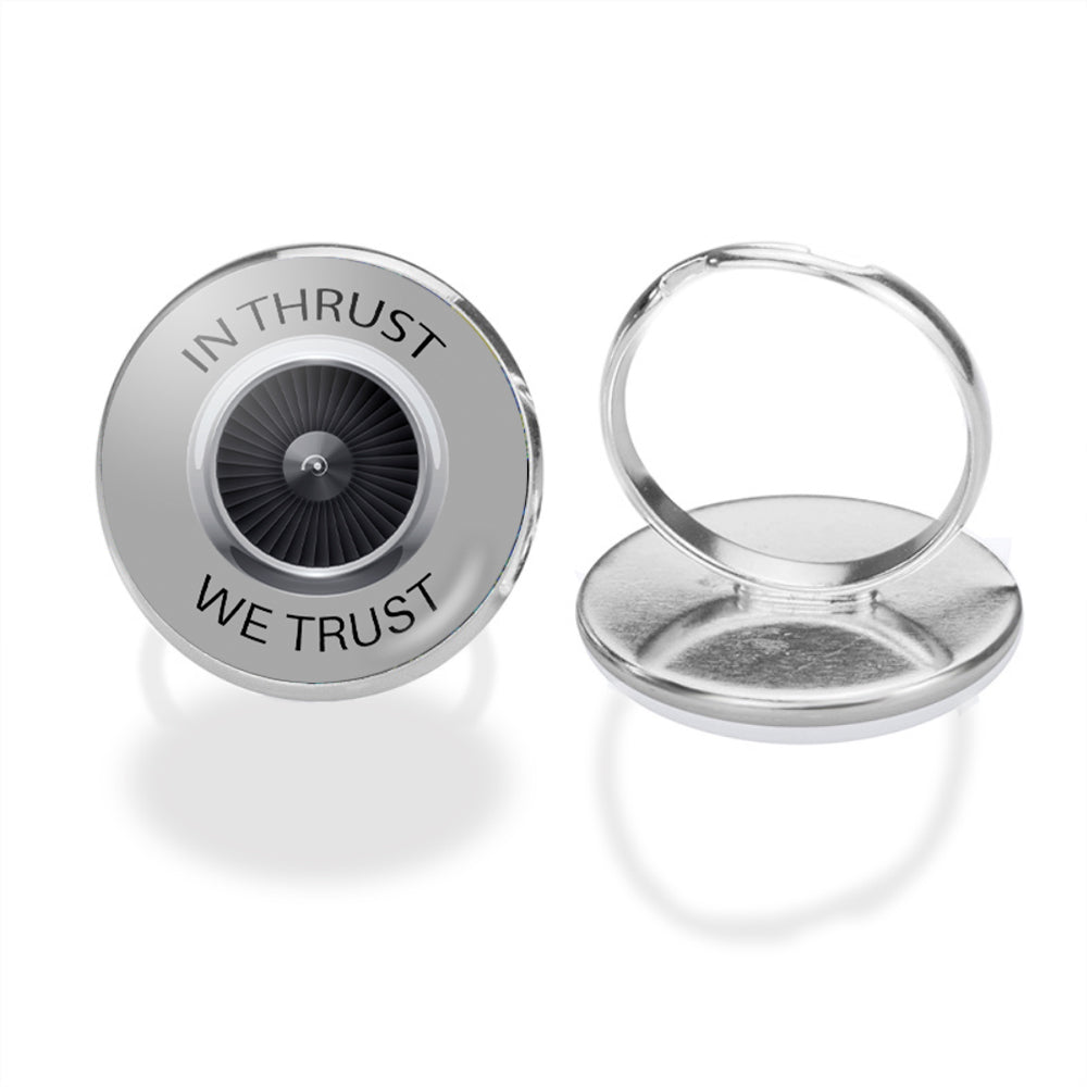 In Thrust We Trust Designed Rings