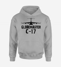 Thumbnail for GlobeMaster C-17 & Plane Designed Hoodies