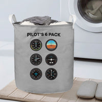 Thumbnail for Pilot's 6 Pack Designed Laundry Baskets
