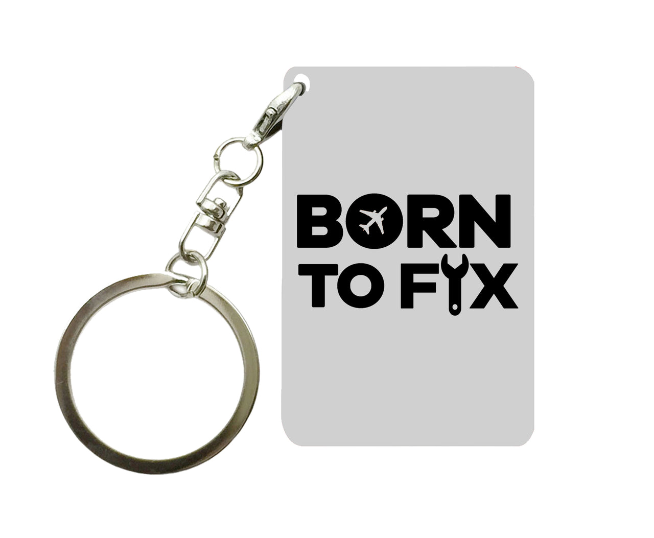 Born To Fix Airplanes Designed Key Chains