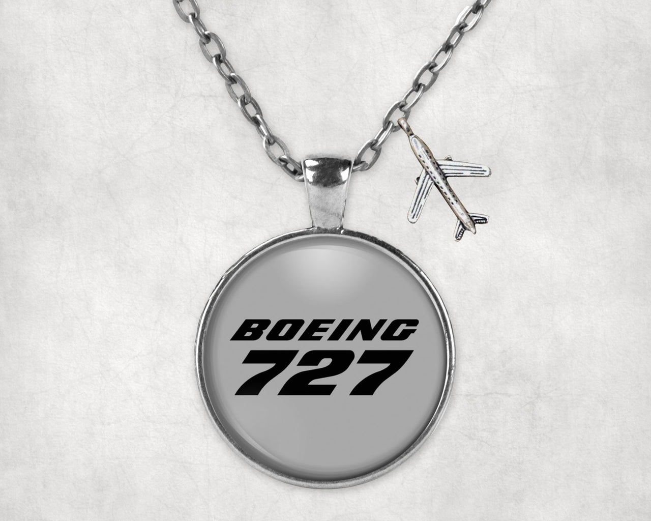Boeing 727 & Text Designed Necklaces