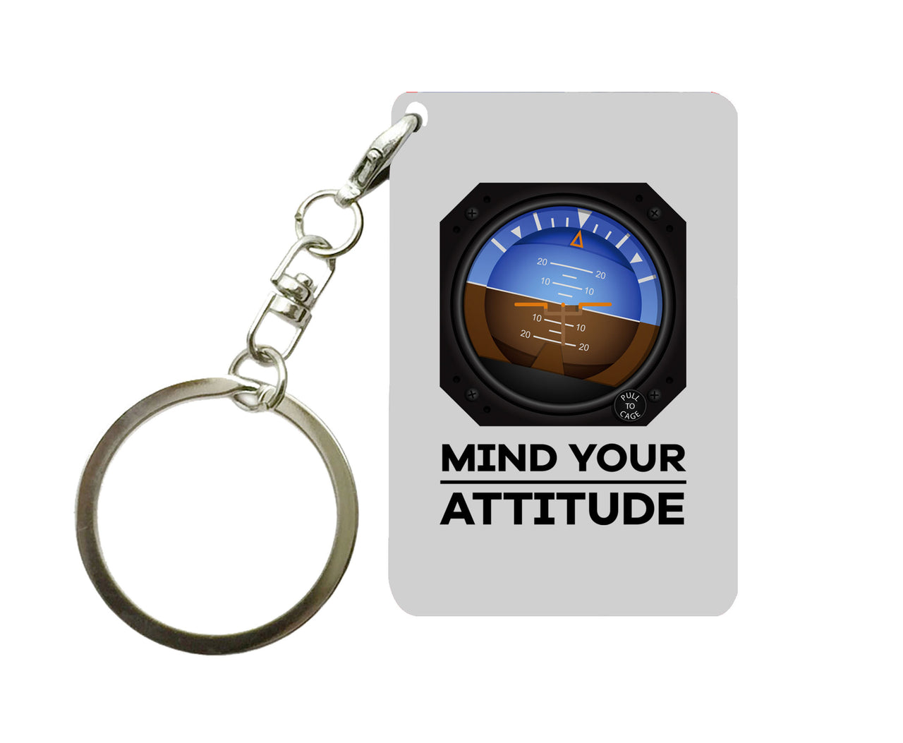 Mind Your Attitude Designed Key Chains