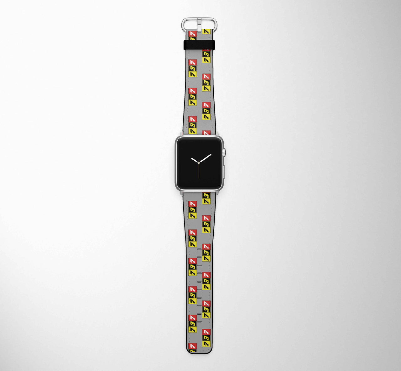 Flat Colourful 737 Designed Leather Apple Watch Straps