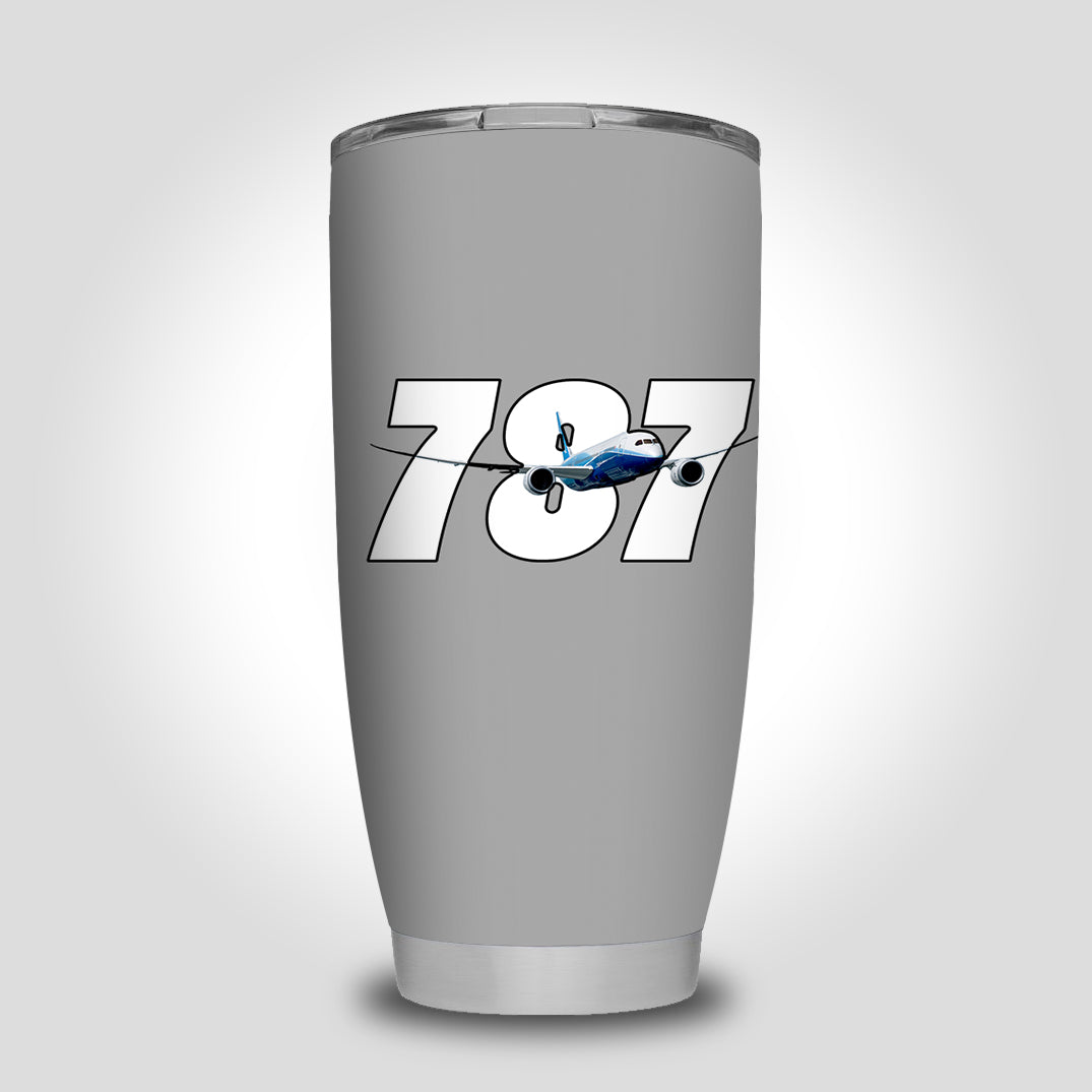 Super Boeing 787 Designed Tumbler Travel Mugs
