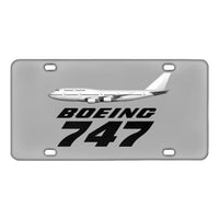 Thumbnail for The Boeing 747 Designed Metal (License) Plates