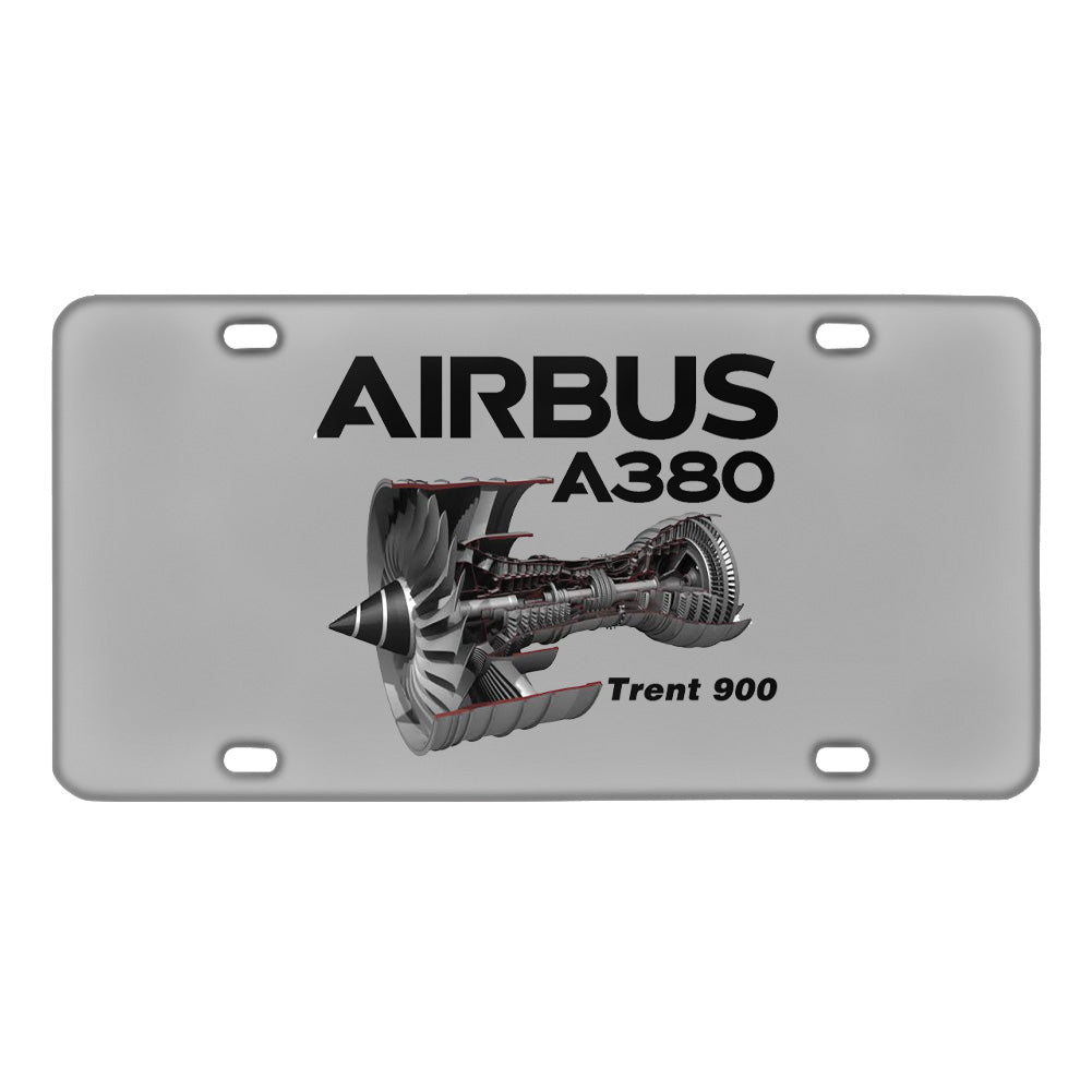 Airbus A380 & Trent 900 Engine Designed Metal (License) Plates