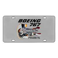 Thumbnail for Boeing 767 Engine (PW4000-94) Designed Metal (License) Plates