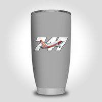 Thumbnail for Super Boeing 747 Intercontinental Designed Tumbler Travel Mugs