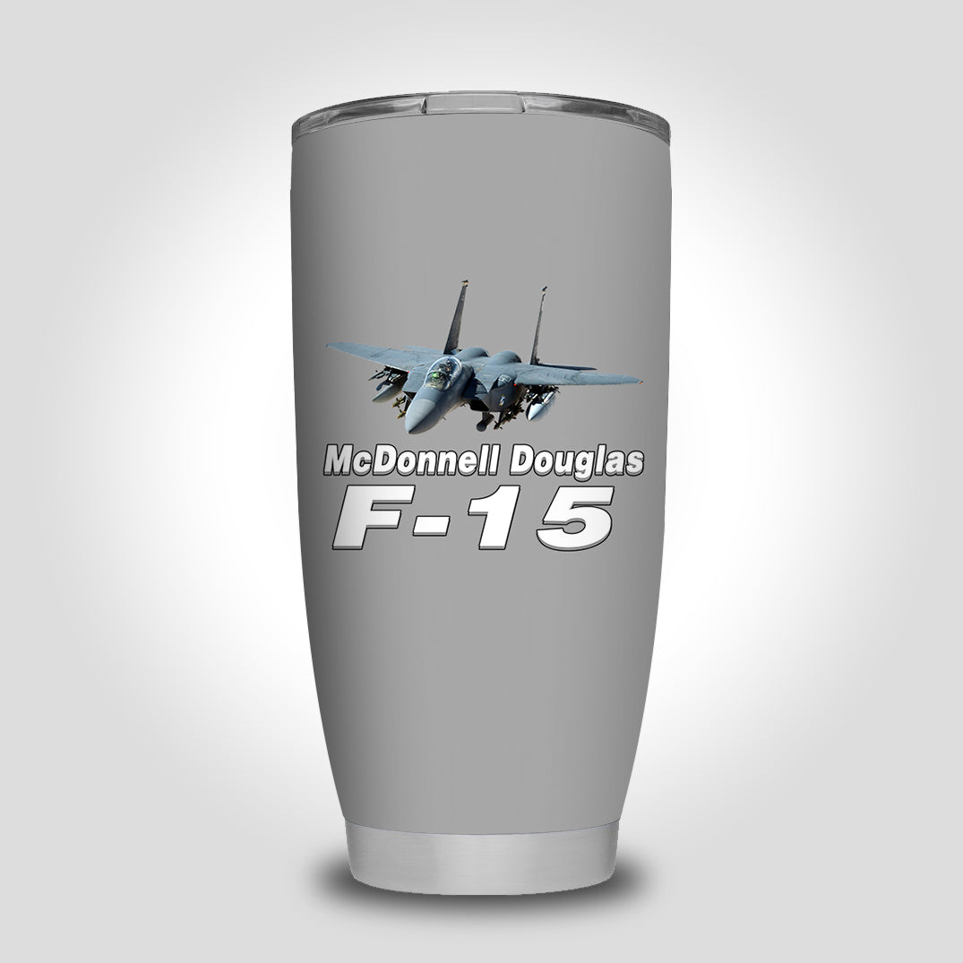 The McDonnell Douglas F15 Designed Tumbler Travel Mugs