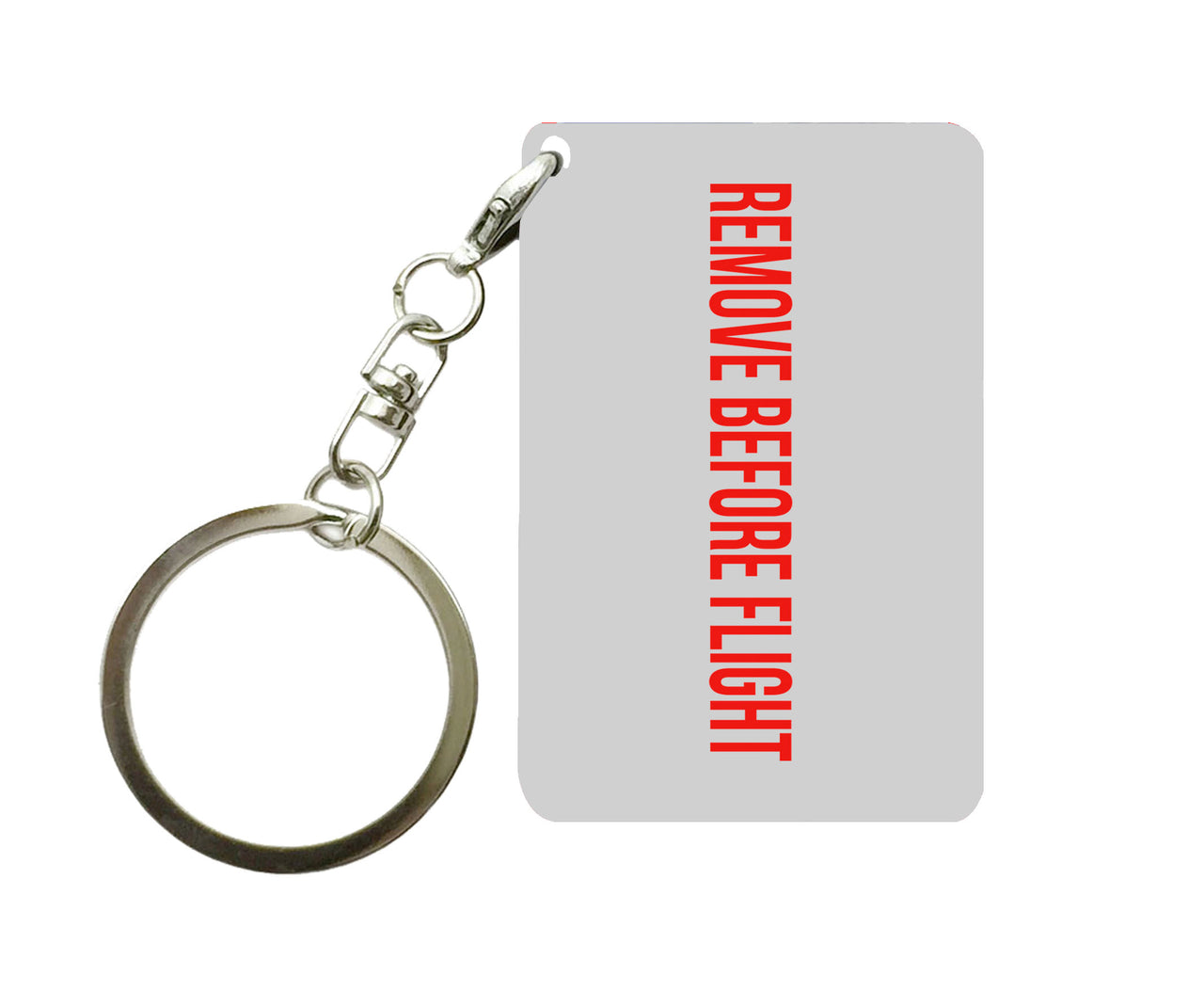 Remove Before Flight 2 Designed Key Chains
