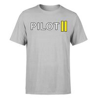 Thumbnail for Pilot & Stripes (2 Lines) Designed T-Shirts