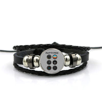 Thumbnail for Pilot's 6 Pack Designed Leather Bracelets