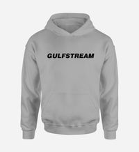 Thumbnail for Gulfstream & Text Designed Hoodies