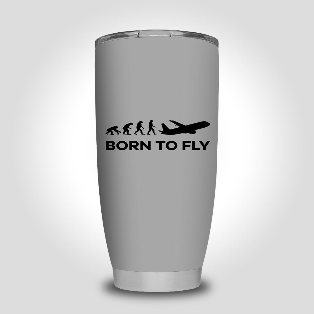 Born To Fly Designed Tumbler Travel Mugs