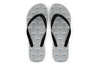 Thumbnail for Super Boeing 737+Text Designed Slippers (Flip Flops)