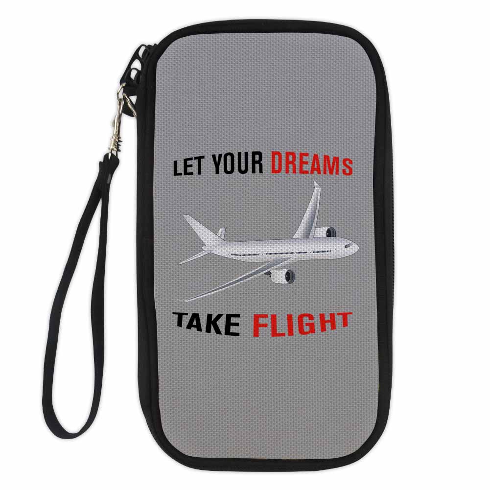 Let Your Dreams Take Flight Designed Travel Cases & Wallets