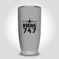 Thumbnail for Boeing 747 & Plane Designed Tumbler Travel Mugs