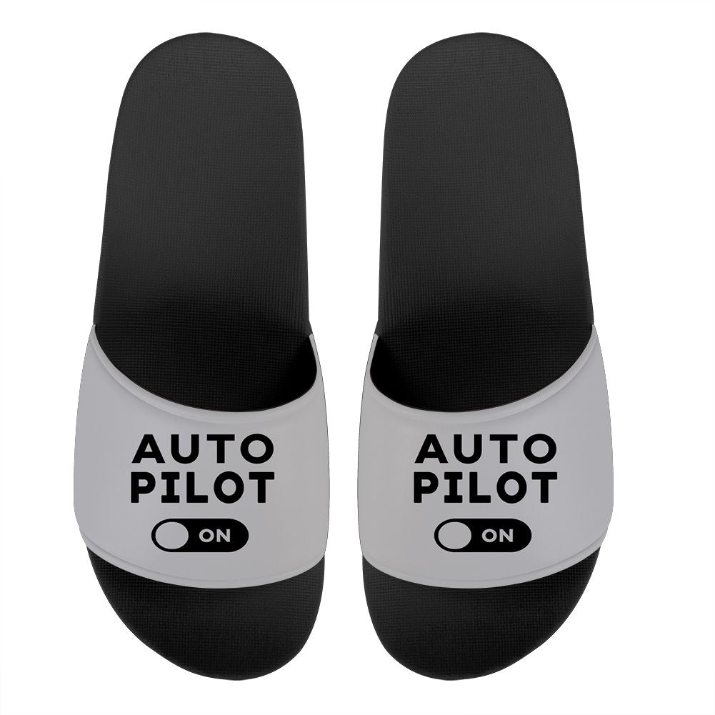 Auto Pilot ON Designed Sport Slippers