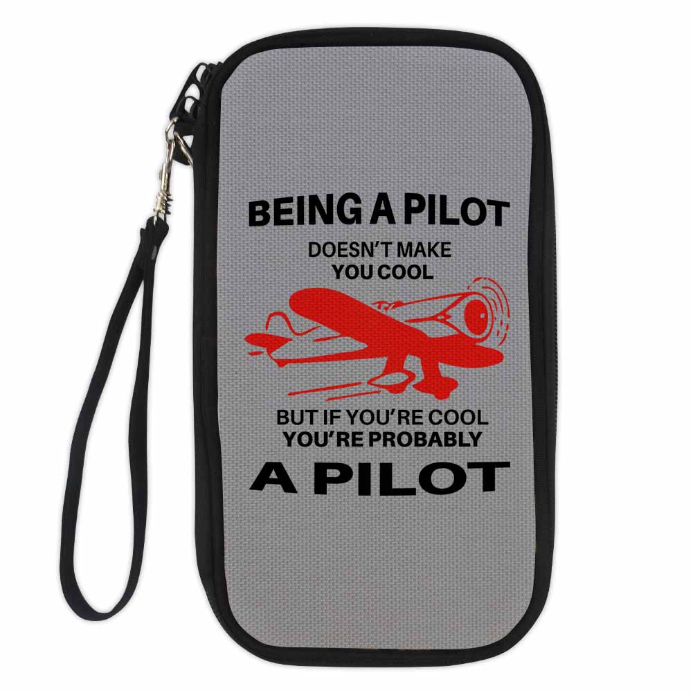 If You're Cool You're Probably a Pilot Designed Travel Cases & Wallets