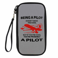 Thumbnail for If You're Cool You're Probably a Pilot Designed Travel Cases & Wallets