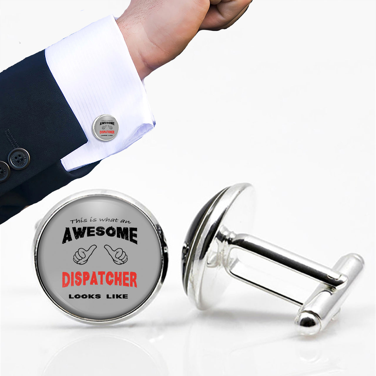 Dispatcher Designed Cuff Links