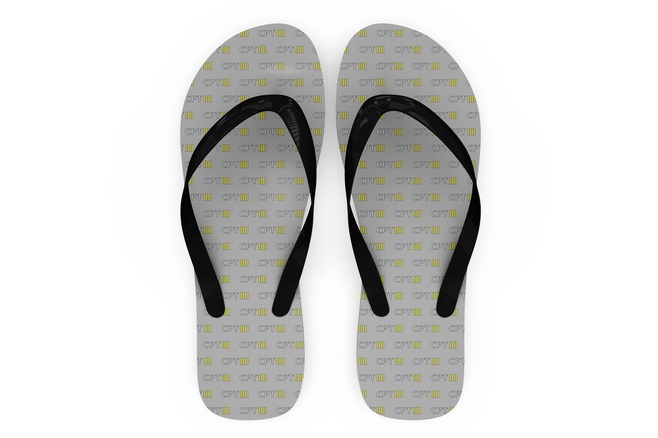 CPT & 4 Lines Designed Slippers (Flip Flops)