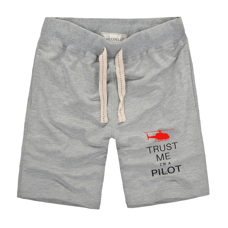 Trust Me I'm a Pilot (Helicopter) Designed Cotton Shorts