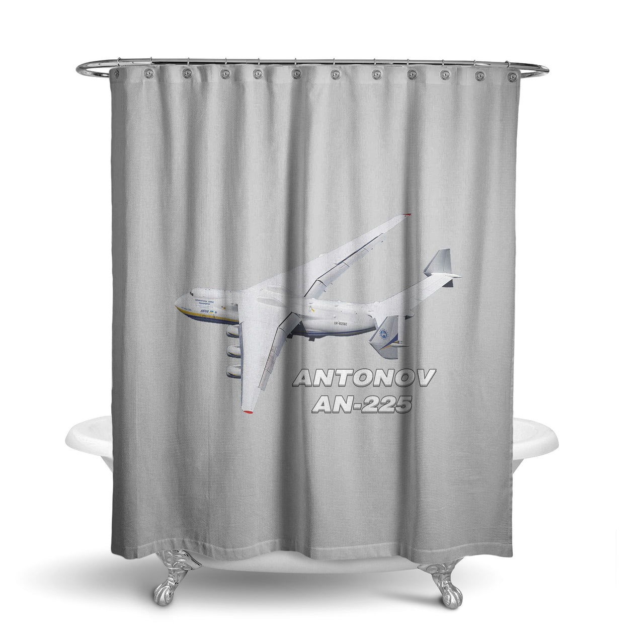 Antonov AN-225 (10) Designed Shower Curtains