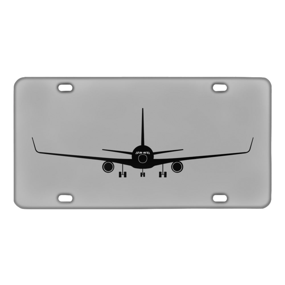 Boeing 767 Silhouette Designed Metal (License) Plates