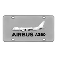 Thumbnail for The Airbus A380 Designed Metal (License) Plates