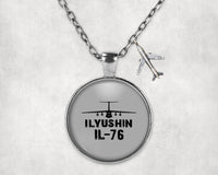 Thumbnail for ILyushin IL-76 & Plane Designed Necklaces