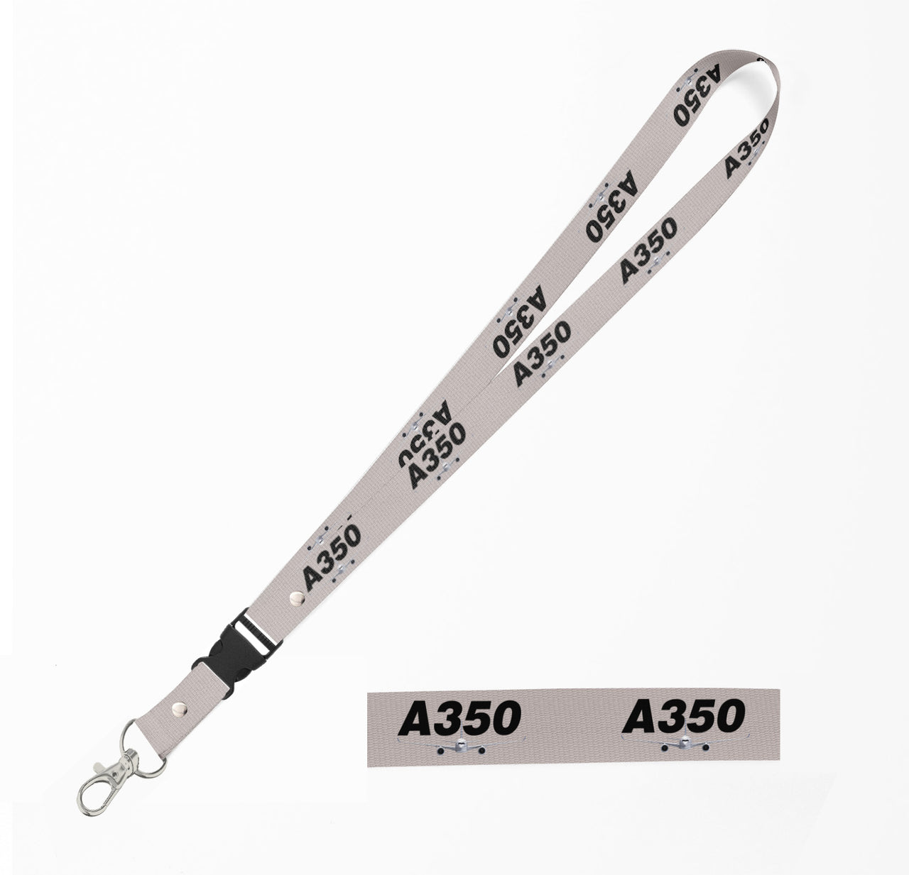 Super Airbus A350 Designed Detachable Lanyard & ID Holders
