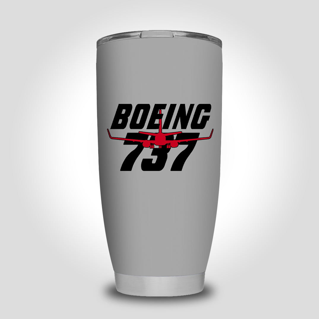 Amazing Boeing 737 Designed Tumbler Travel Mugs