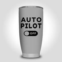 Thumbnail for Auto Pilot Off Designed Tumbler Travel Mugs