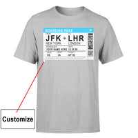 Thumbnail for Customizable BOARDING PASS TICKET Designed T-Shirts