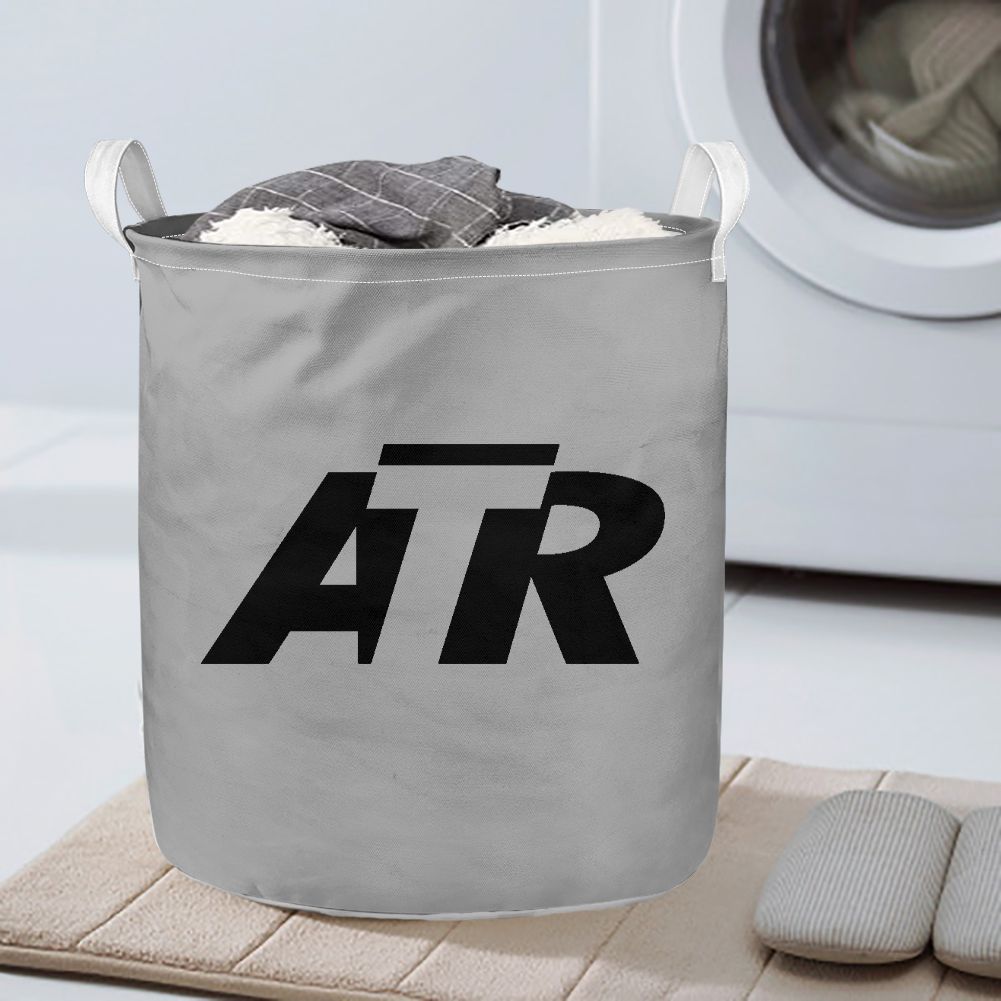 ATR & Text Designed Laundry Baskets