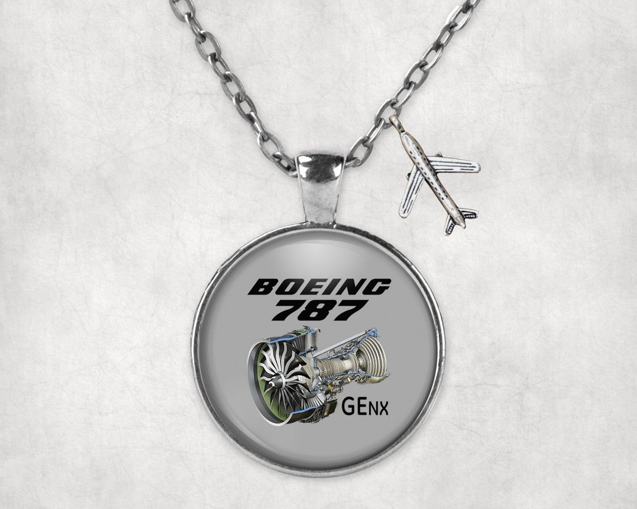 Boeing 787 & GENX Engine Designed Necklaces