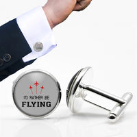 Thumbnail for I'D Rather Be Flying Designed Cuff Links