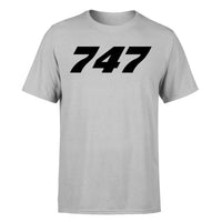 Thumbnail for 747 Flat Text Designed T-Shirts