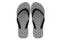 Thumbnail for Cabin Crew Text Designed Slippers (Flip Flops)