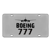 Thumbnail for Boeing 777 & Plane Designed Metal (License) Plates