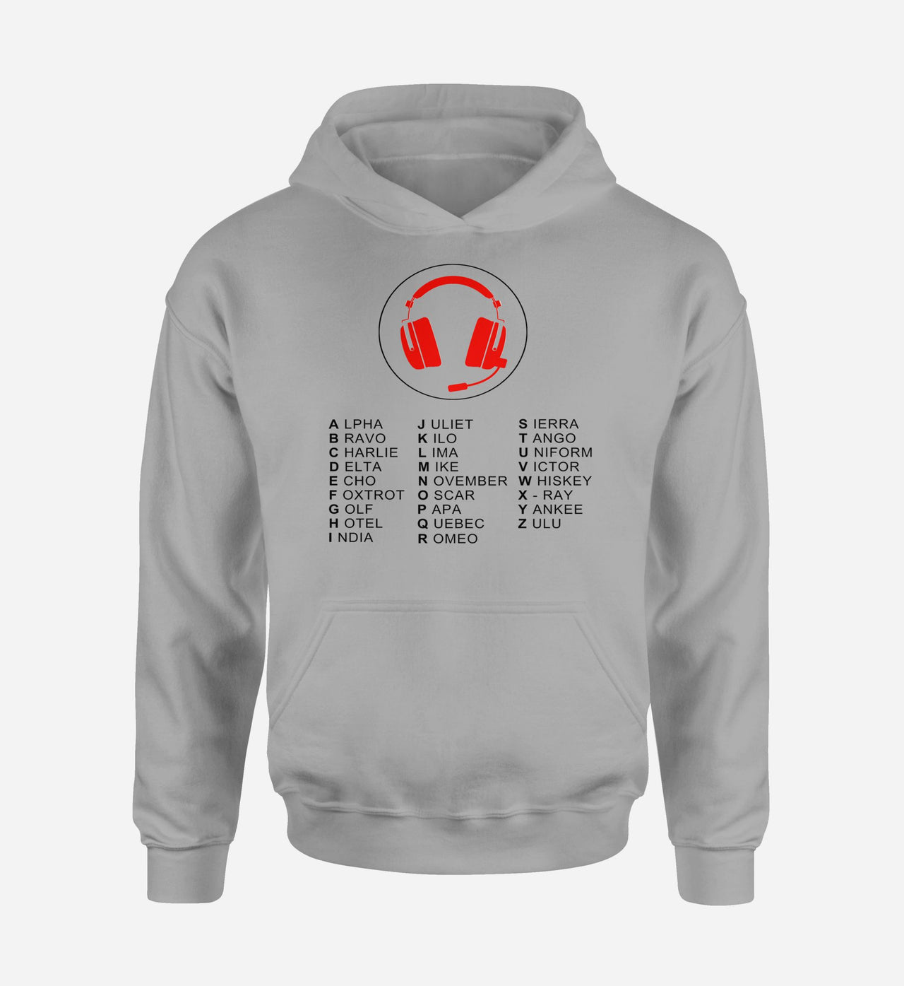 Aviation Alphabet 3 Designed Hoodies