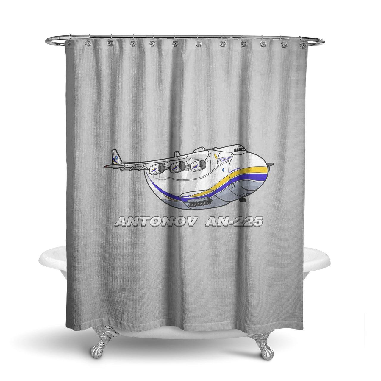 Antonov AN-225 (17) Designed Shower Curtains