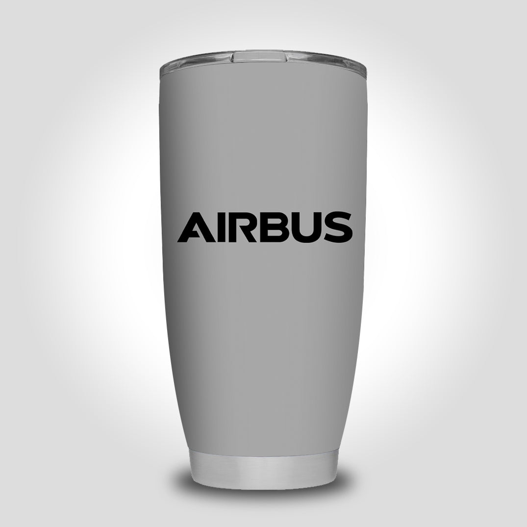 Airbus & Text Designed Tumbler Travel Mugs