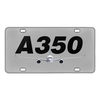 Thumbnail for Super Airbus A350 Designed Metal (License) Plates