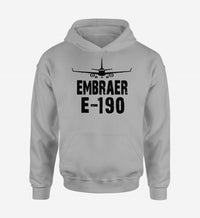 Thumbnail for Embraer E-190 & Plane Designed Hoodies