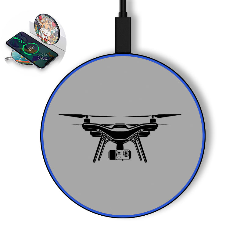 Drone Silhouette Designed Wireless Chargers