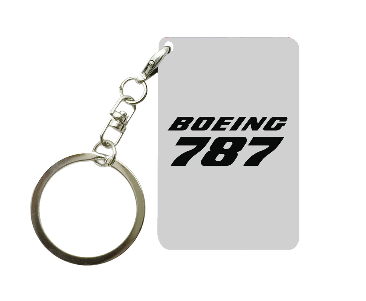 Boeing 787 & Text Designed Key Chains